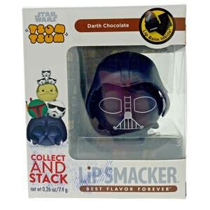 STAR WARS Darth Vader TSUM TSUM Lip Smacker Lip Balm Darth Chocolate Flavor NIB